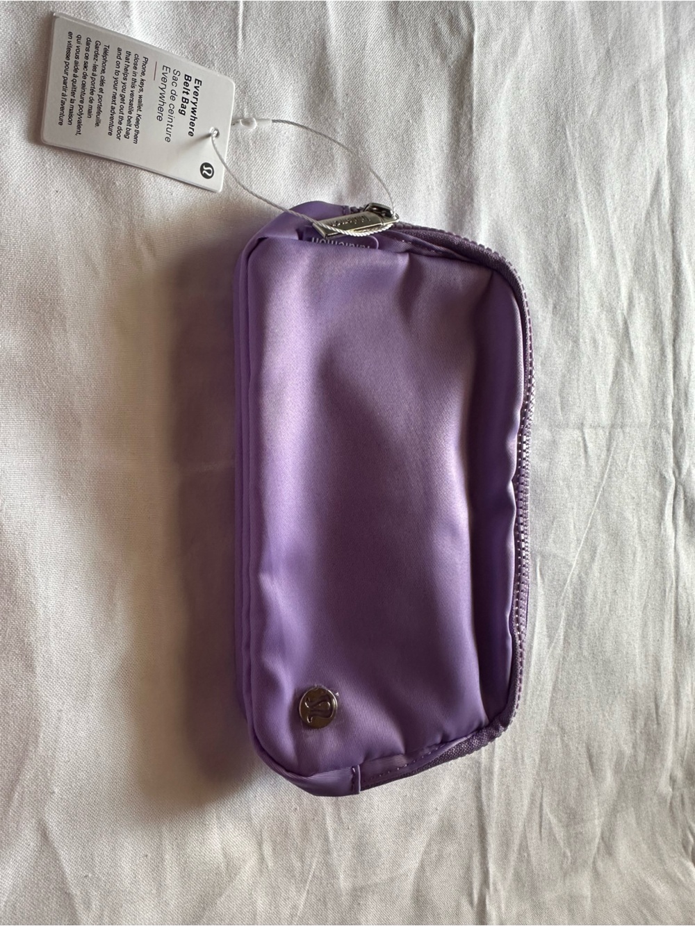 lululemon athletica Purple Satin Cosmetic Pouch